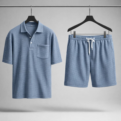 Carter Waffle-Knit Set