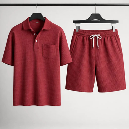 Carter Waffle-Knit Set