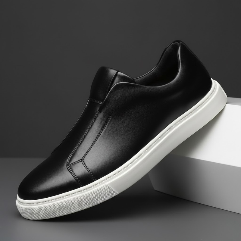 Nero Leather Trainers
