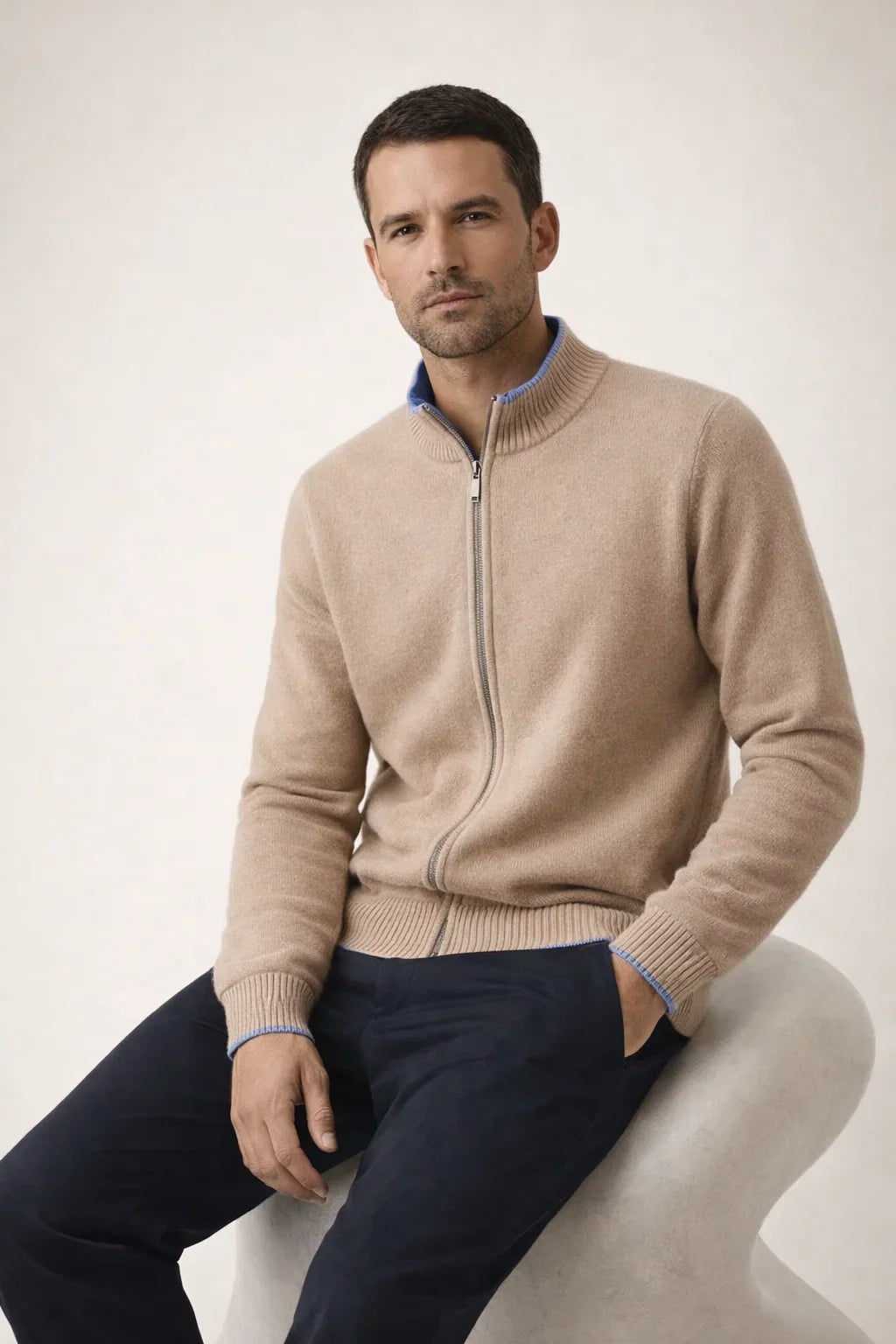Neviro Zip Cardigan